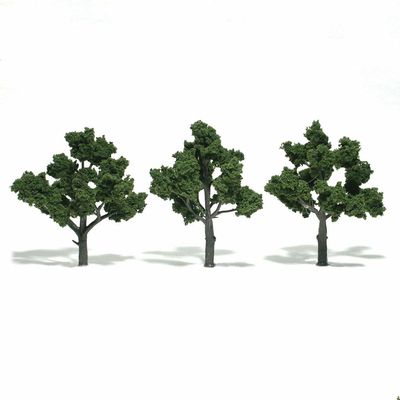 Woodland Scenics Asmb Tree Medium Green 4-5"