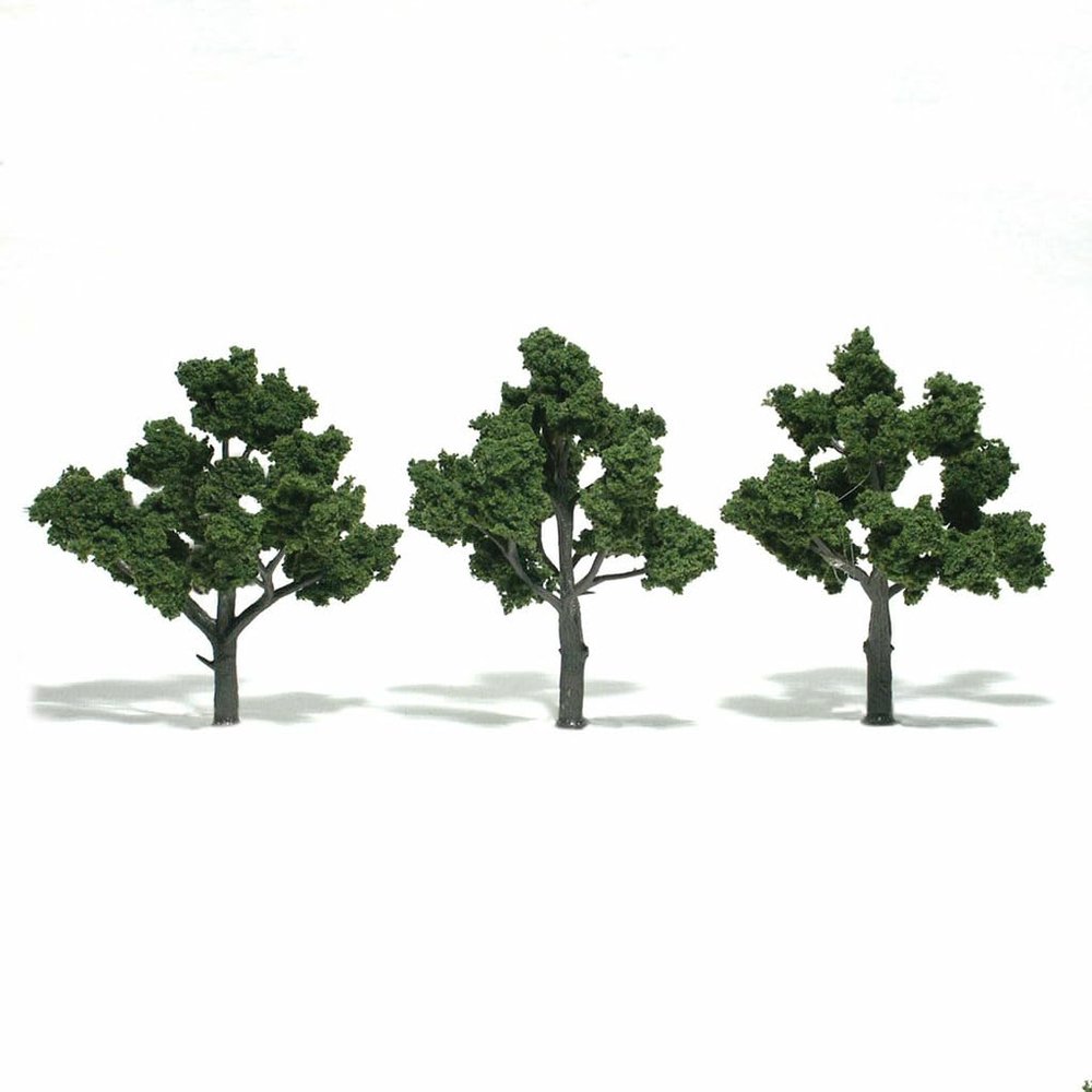 Woodland Scenics Asmb Tree Medium Green 4-5"