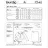 Burda Ladies Sewing Pattern 7248 - Suit Sizes: 10-20 view 2