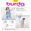 Burda Childrens Sewing Pattern 9740 - Dress & Pants Sizes: 3-8 view 1