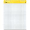 Wholesale CASE of 5 - 3M Post-it Faint Grid Easel Pad-Easel Pad,Self-stick,Grid,30 Sheets,25"x30",2/CT,White view 1