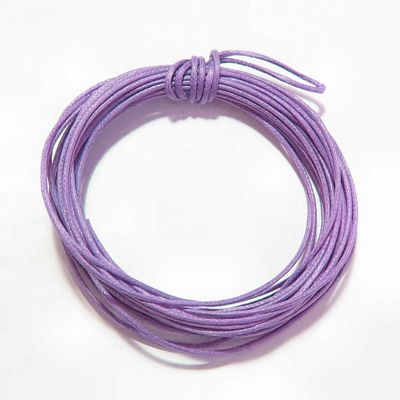 Dreambell Waxed Cotton Necklace Bead STRINGING Cord 1MM Violet 10 Yards / 30 feet/Findings