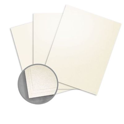 Elan Metallics Champagne Paper - 12 x 12 in 80 lb Text Metallic C/2S 25 per Package