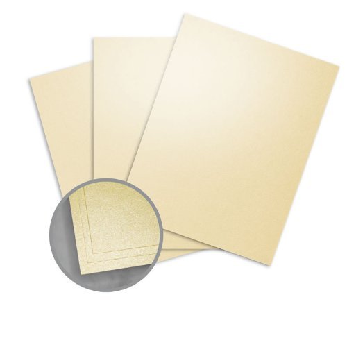 Elan Metallics Gold Paper - 12 x 12 in 80 lb Text Metallic C/2S 25 per Package