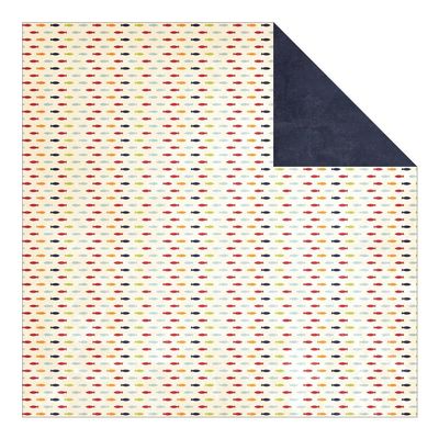 Fancy Pants Down By The Shore Double-Sided Cardstock 12"X12"-Saltwater 25 per Pack