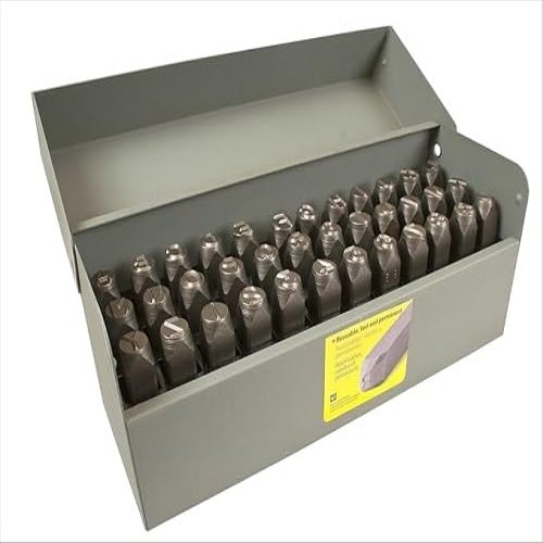 C. H. HANSON 20624 - 1/8 36 PC STD STEEL LETTER/NUMBER STAMP SET"