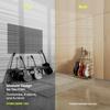 String Swing Guitar Stand for 6 Electric or Bass, or 3 Acoustic Guitars for Home or Studio (CC34) view 2