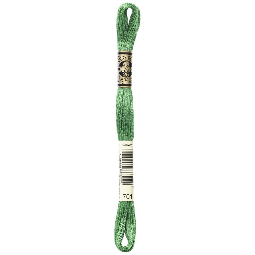 Dmc 6-Strand Embroidery Cotton 8.7yd-Light Christmas Green