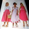 Burda 9702 Girls Dress Pattern - Includes Apron and Jacket- Sizes for 18 Months to 5 Years view 2