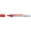 Edding 750 Gloss Paint Marker - red - 1 Paint Marker - Round Nib 2-4 mm - Paint Pen for Glass, Pebbles, Wood, Plastic, Paper - Waterproof, high Coverage view 1
