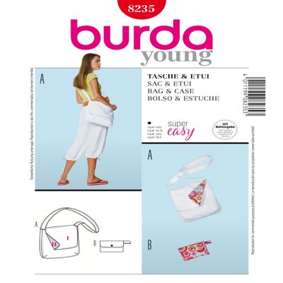 Burda Young Fashion Bags 8235 Craft Pattern