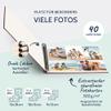 goldbuch Bella Vista 25 374 Spiral Photo Album 35 x 30 x 1.5 cm - Spiral Diameter 2.8 cm, Photo Album, 40 White Pages, Linen Memory Album, Photo Book for Pictures and Photos for Gluing, Bordeaux view 4