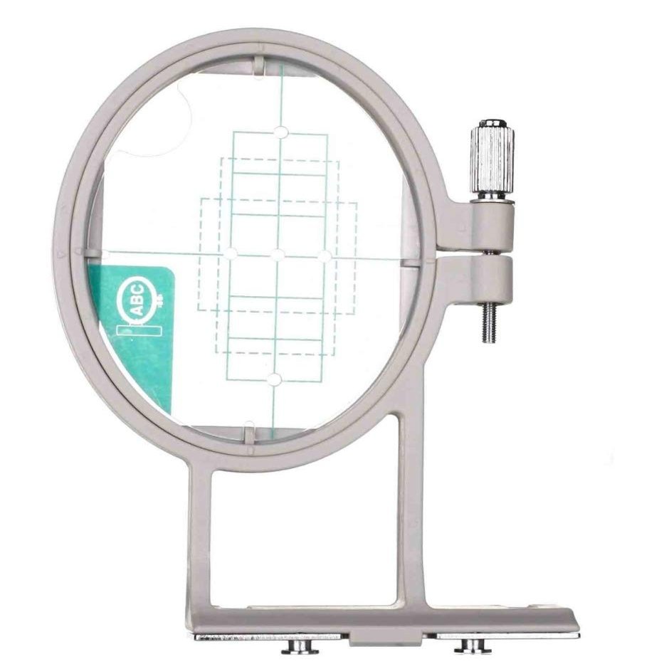ThreadNanny 2 x 1.5 inch Small Embroidery Hoop Placement Grid (SA431) for Brother SE270D, 350, 400, PE-500 HE-120, 240, Innovis 500D, 900D, 950D, LB6770PRW, LB6800PRW and Babylock Intrigue