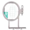 ThreadNanny 2 x 1.5 inch Small Embroidery Hoop Placement Grid (SA431) for Brother SE270D, 350, 400, PE-500 HE-120, 240, Innovis 500D, 900D, 950D, LB6770PRW, LB6800PRW and Babylock Intrigue view 1