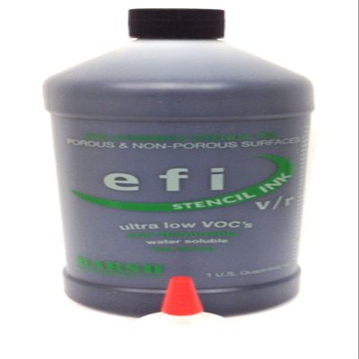 MARSH - 70903 EFI Stencil Ink, 1 qt Bottle, Black