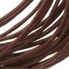 The Beadsmith Leather Cord Brown .5mm Spool 5 Yards/4.5 Meters Indian Leather Thong Ideal for Braiding, Beading, Necklaces, Fine Lacing, Hair Accessories & DIY Jewelry Making view 3