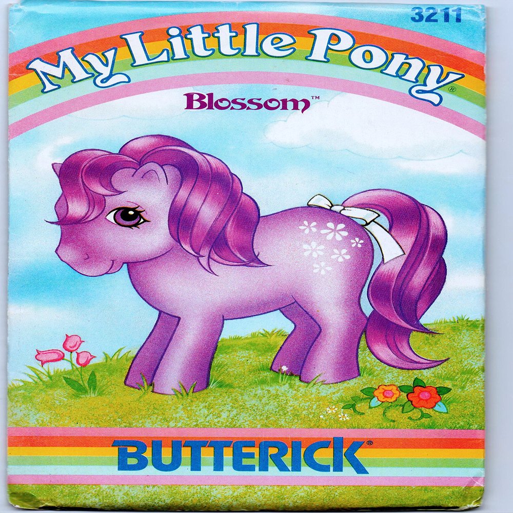 Butterick 3211 My Little Pony Blossom Sewing Pattern Vintage NOT Finished Product