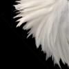 4 Inch Strip 4-6 Natural White Strung Chinese Rooster Saddle Feathers Halloween Costume Fly Tying Craft Supply | Moonlight Feather view 4