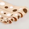 Polka Dots Print Grosgrain; Beautifully Soft Polyester Petersham Ribbon in 4 Widths, 10mm, 16mm, 25mm and 38mm, sold as a Set Of all 4 sizes, 4mts each Or 4mts of any one size. Brown, Cerise or Caramel. Unique! Trim It, Decorate, Accessorise. view 3