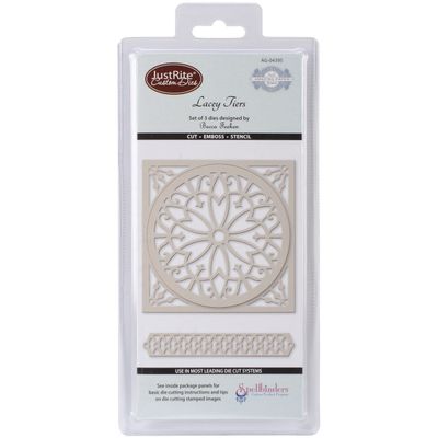 Justrite Custom Dies, Lacey Tiers, 3-Pack
