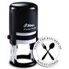 Self Ink Stamp|Personalized Stamp| Rubber Stamp|Ink Stamp| Customized Stamp| Monogram Stamp | Shiny 532 Round Custom Monogram Stamp Style 08 view 1