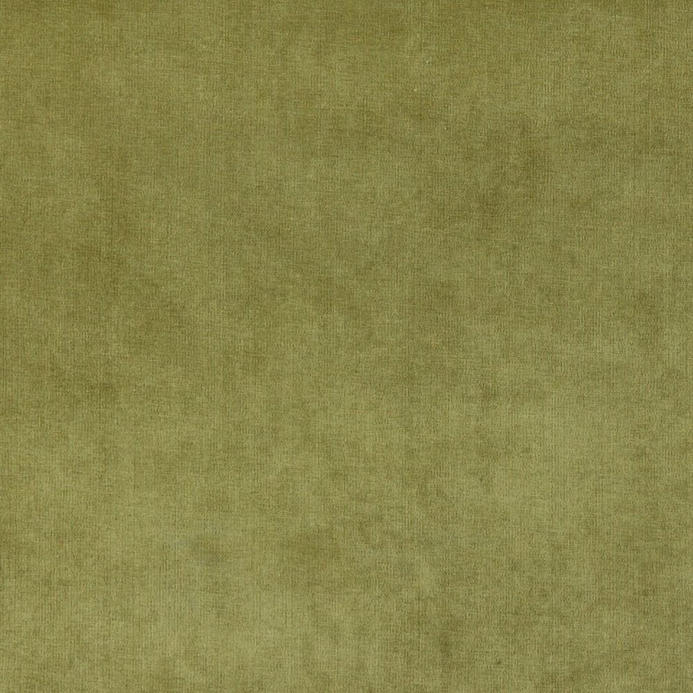Green Solid Woven Velvet Upholstery Fabric by The Yard from Microtex - SKU: McLeod Fern