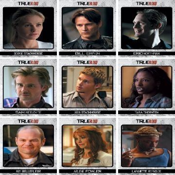 True Blood 2013 Archives Complete 72 Card Base Set