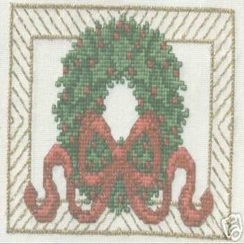 The Spirit of Christmas, "Wreath," Counted Cross Stitch Kit