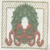 The Spirit of Christmas, "Wreath," Counted Cross Stitch Kit view 1