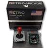 One Arcade Joystick Red Top, Switchable from 8-Way to 4-Way Operation view 1