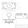 Illuminated LED Arcade Joystick Switchable from 8-Way to 4-Way (Red) view 2