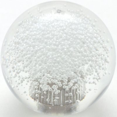 Arcade Joystick Crystal Light Up Ball Top - Clear, by RetroArcade.us