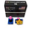 Arcade Joystick with Pink Ball - Switchable from 2-Way to 4-Way to 8-Way Operation Price Each view 1