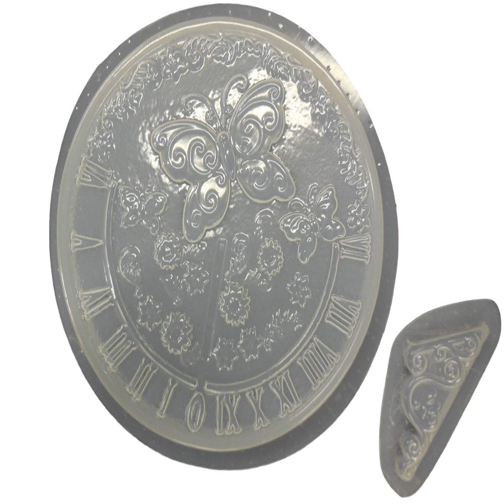 Butterfly Sundial Plastic Craft Mold for Making into Concrete Stepping Stones 1046