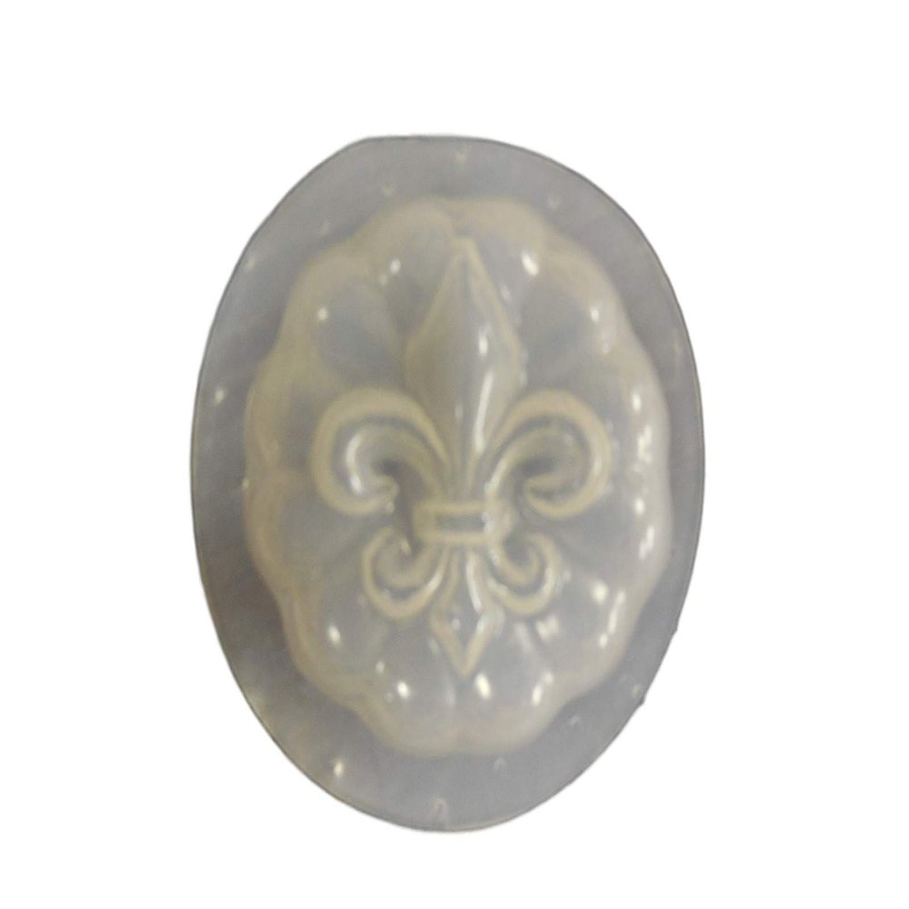 Qty-2 Fleur De Lis Plastic Craft Mold use soap for soap Making or Cement for Garden plagues 4726