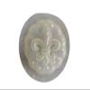 Qty-2 Fleur De Lis Plastic Craft Mold use soap for soap Making or Cement for Garden plagues 4726 view 1