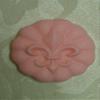 Qty-2 Fleur De Lis Plastic Craft Mold use soap for soap Making or Cement for Garden plagues 4726 view 2
