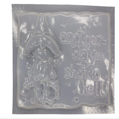 Another Day Shot to Hell Plastic Craft Mold use Concrete or Cement to Make Garden Stones 7158