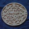 Bless This Home Plastic Craft Mold use Concrete or Cement to Make Garden Plaques 7210 view 2