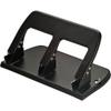 Office Depot Medium-Duty Fixed-Head 3-Hole Punch, Black, 10088 view 1