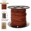 The Beadsmith Leather Cord Metallic Copper 1.5mm Spool 25 Yards/22.86 Meters Indian Leather Thong Ideal for Braiding, Beading, Necklaces, Fine Lacing, Hair Accessories & DIY Jewelry Making view 4