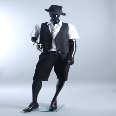 Male Mannequin Gloss Black (Abstract)