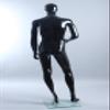 Male Mannequin Gloss Black (Abstract) view 4