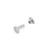 Double Cap Rivet, Nickel Plate, Solid Brass-LL (100 Sets per Bag), Multiple Sizes view 3