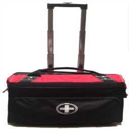 Ampac Rolling Craft Tote - Red - Red