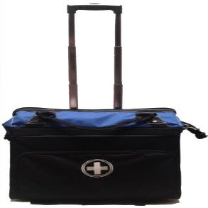 Ampac Rolling Craft Tote - Blue - Blue