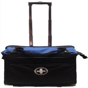 Ampac Rolling Craft Tote - Blue - Blue