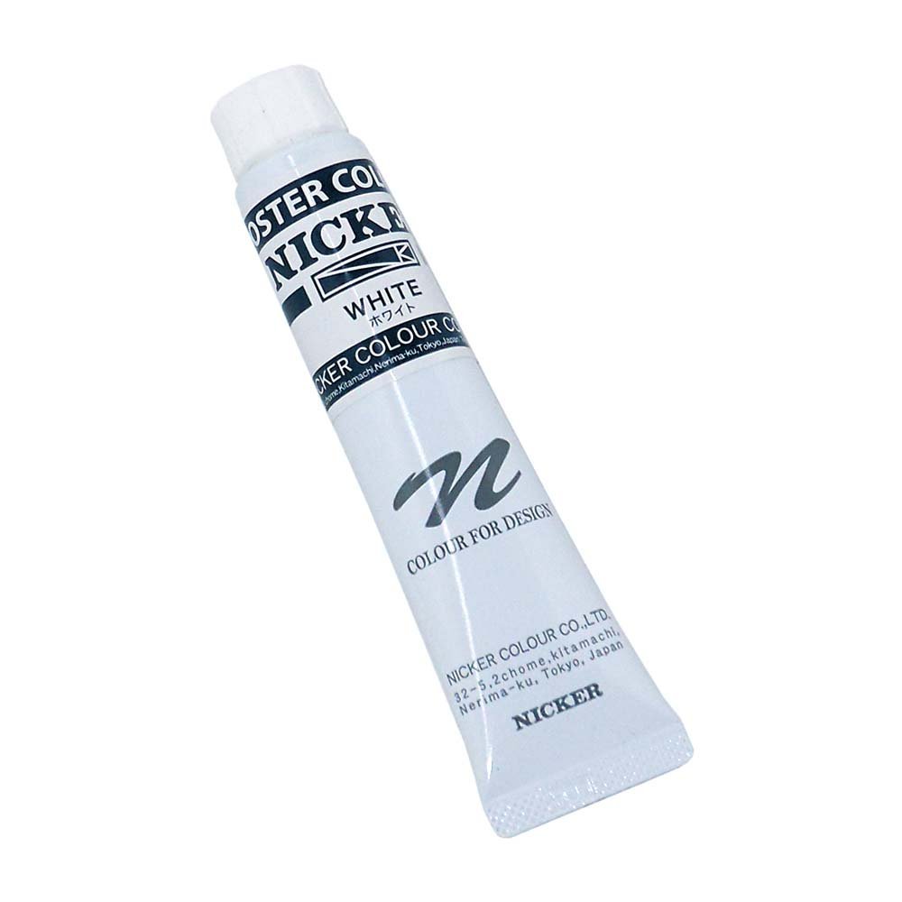 (Nicker colour) Knicker Watercolor Poster Color White 51 20ml (No. 6)
