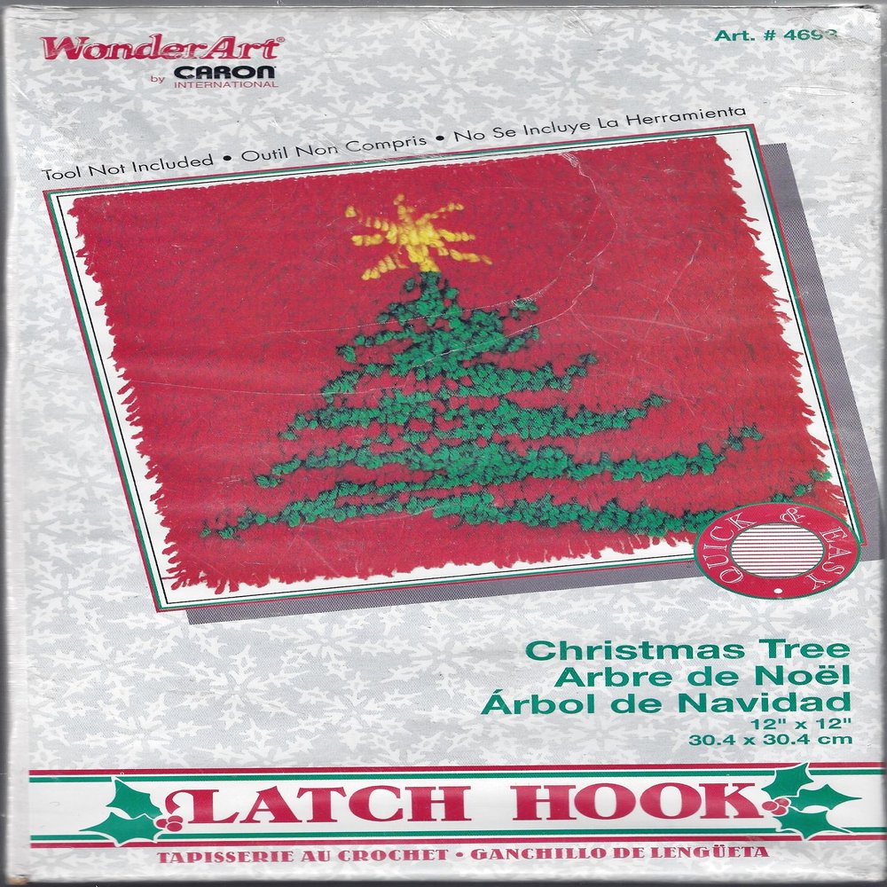 Latch Hook Kit - Christmas Tree (12" X 12")