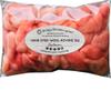 Wool Roving Hand Dyed. Super Soft BFL Combed Top Pre-Drafted for Easy Hand Spinning. Artisanal Craft Fiber Ideal for Felting, Weaving, Wall Hangings and Embellishments. 1 Ounce. Salmon view 2